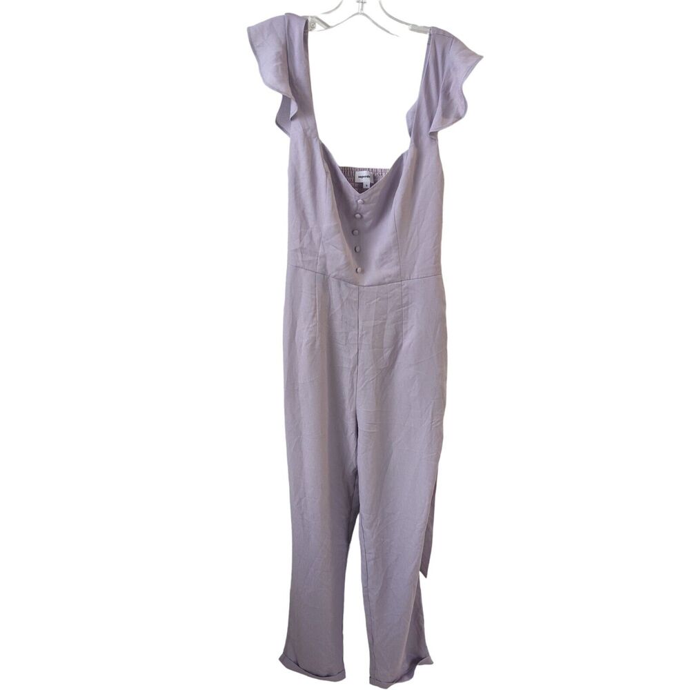 Superdown Size Small Gloria Flutter Smocked Jumps… - image 1